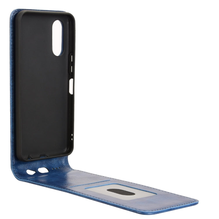 For Fujitsu Arrows F-52E We2 Magnetic Vertical Flip Leather Phone Case