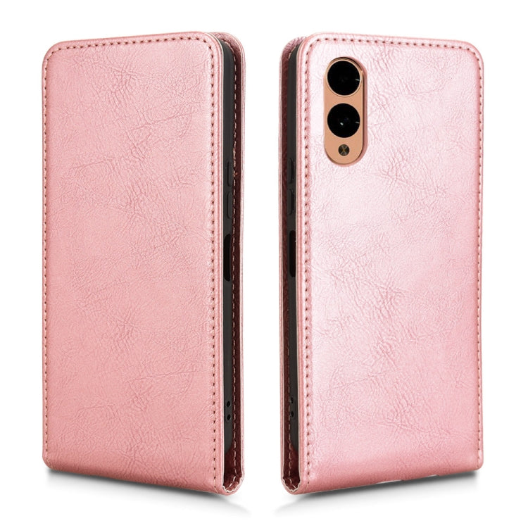 For Fujitsu Arrows F-52E We2 Magnetic Vertical Flip Leather Phone Case