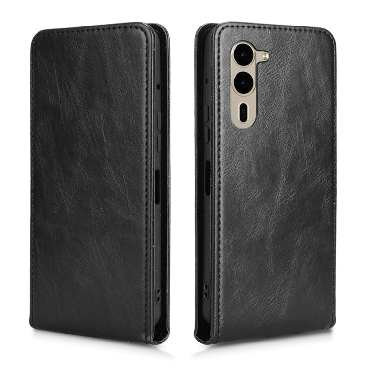 For Fujitsu Arrows F-51E We2 Plus Magnetic Vertical Flip Leather Phone Case