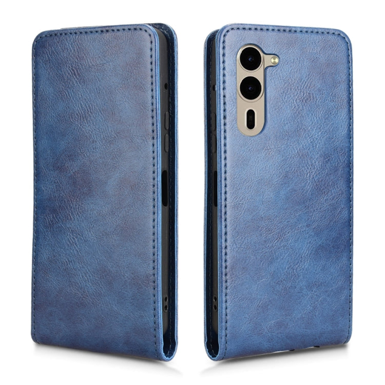For Fujitsu Arrows F-51E We2 Plus Magnetic Vertical Flip Leather Phone Case