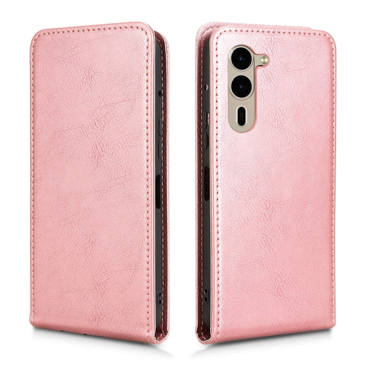 For Fujitsu Arrows F-51E We2 Plus Magnetic Vertical Flip Leather Phone Case