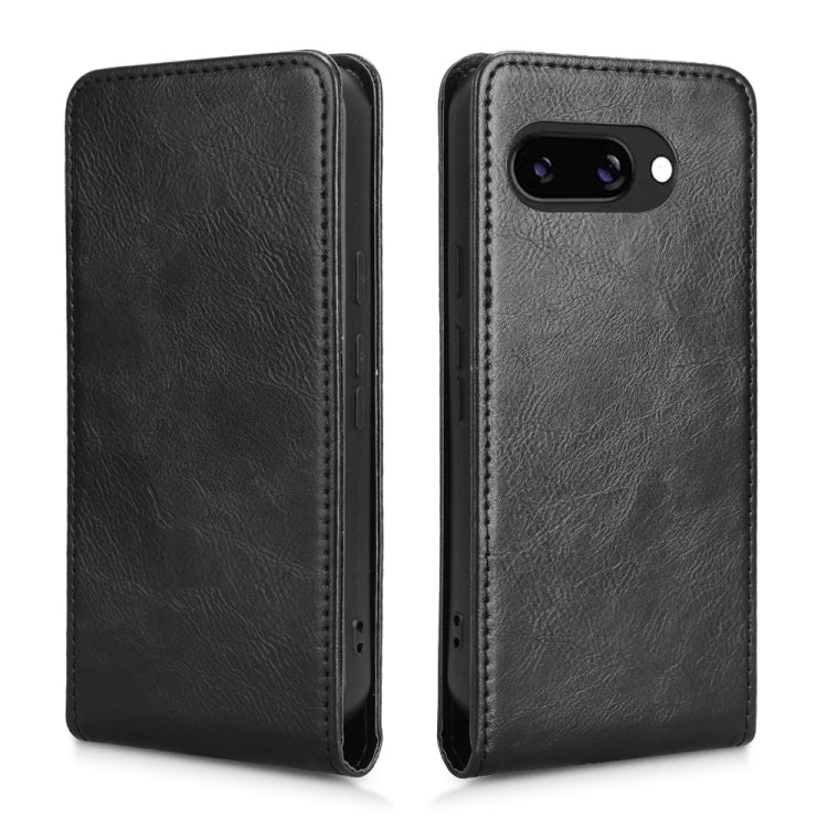 For Google Pixel 9a Magnetic Vertical Flip Leather Phone Case