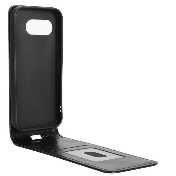 For Google Pixel 9a Magnetic Vertical Flip Leather Phone Case