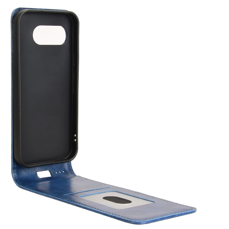 For Google Pixel 9a Magnetic Vertical Flip Leather Phone Case