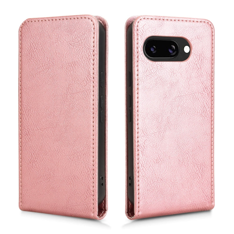For Google Pixel 9a Magnetic Vertical Flip Leather Phone Case