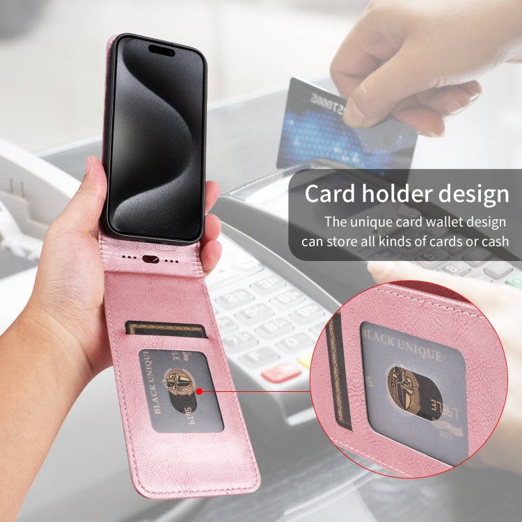 For Google Pixel 9a Magnetic Vertical Flip Leather Phone Case