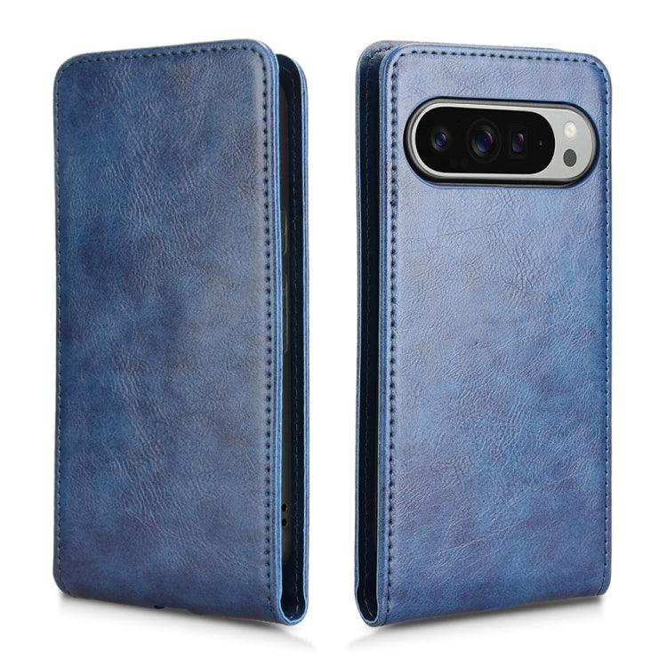 For Google Pixel 9 Magnetic Vertical Flip Leather Phone Case