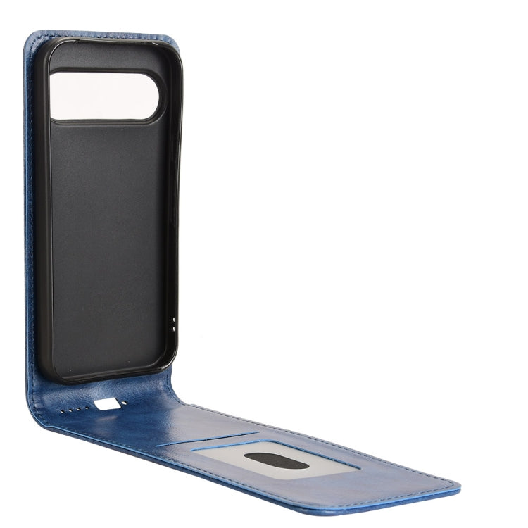 For Google Pixel 9 Magnetic Vertical Flip Leather Phone Case