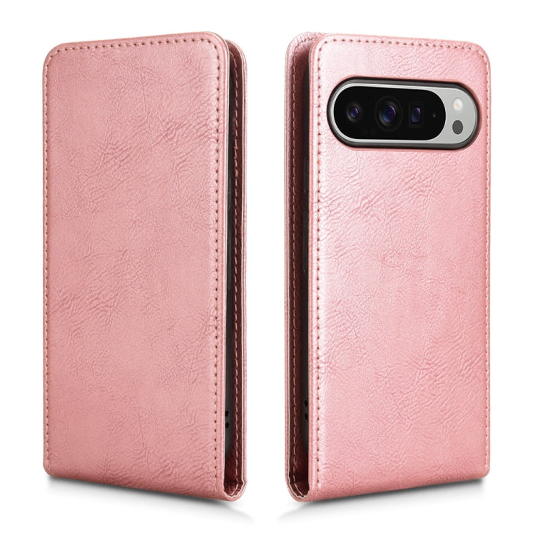 For Google Pixel 9 Magnetic Vertical Flip Leather Phone Case