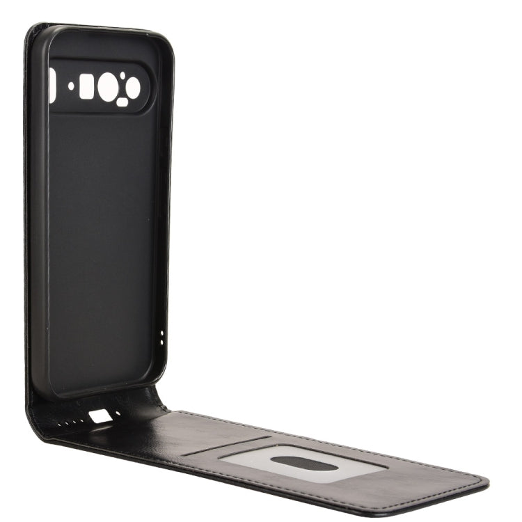 For Google Pixel 9 Pro XL Magnetic Vertical Flip Leather Phone Case