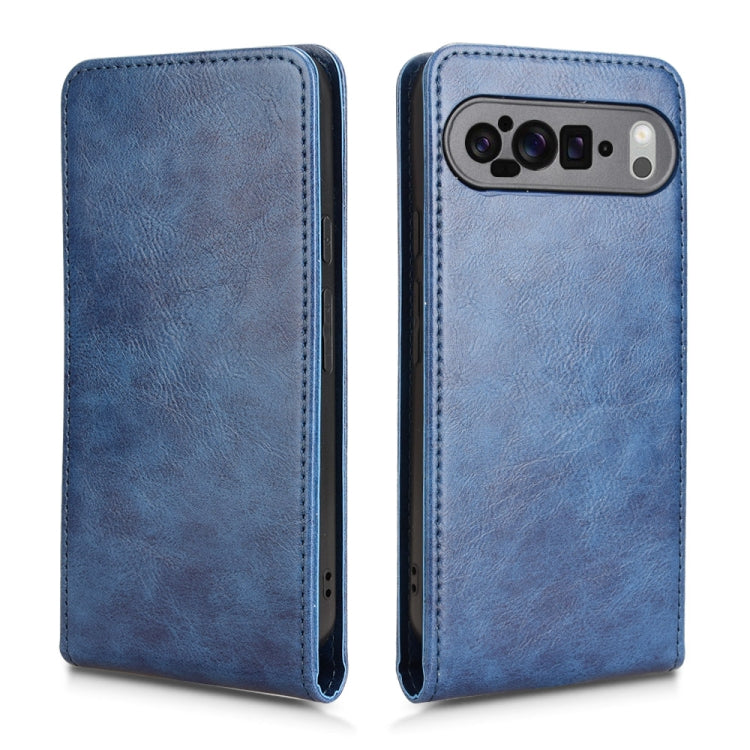 For Google Pixel 9 Pro XL Magnetic Vertical Flip Leather Phone Case