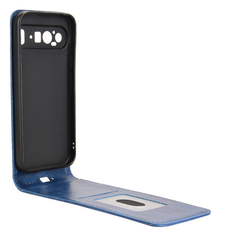 For Google Pixel 9 Pro XL Magnetic Vertical Flip Leather Phone Case