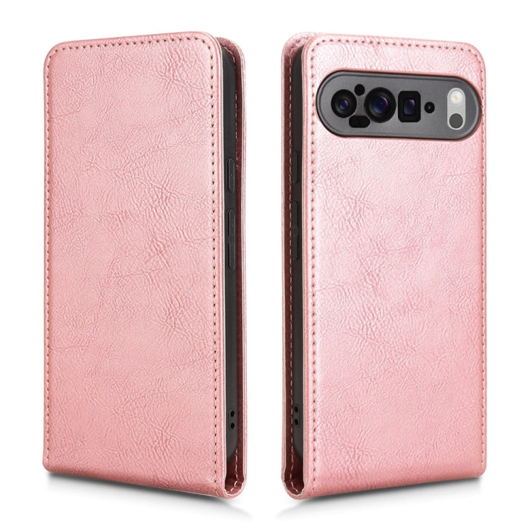 For Google Pixel 9 Pro XL Magnetic Vertical Flip Leather Phone Case