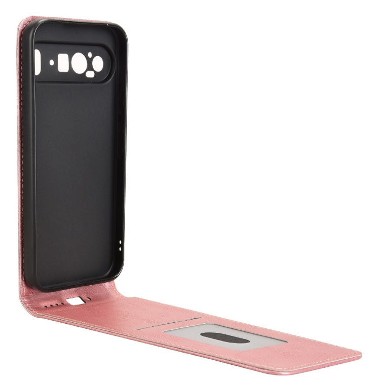For Google Pixel 9 Pro XL Magnetic Vertical Flip Leather Phone Case