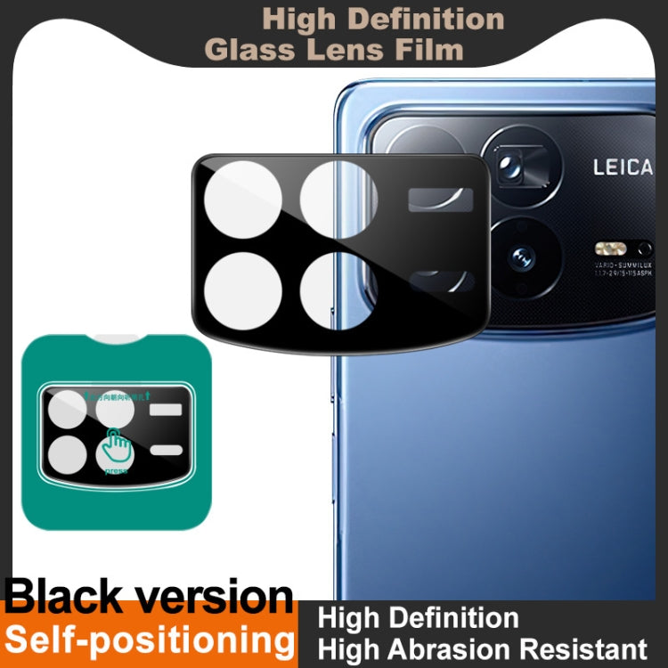 For Xiaomi Mix Fold 4 imak Black Version HD Glass Rear Camera Lens Film, Self-positioning Version