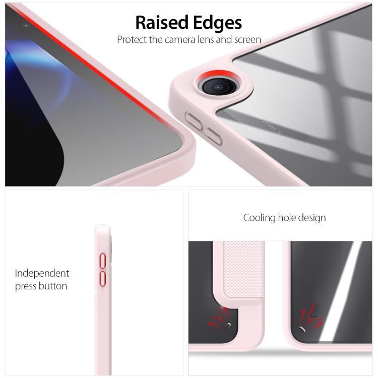 For Redmi Pad 2 SE 9.7 inch 2026 DUX DUCIS TOBY Series Antiskid Leather Tablet Case with Sleep / Wake-up Function