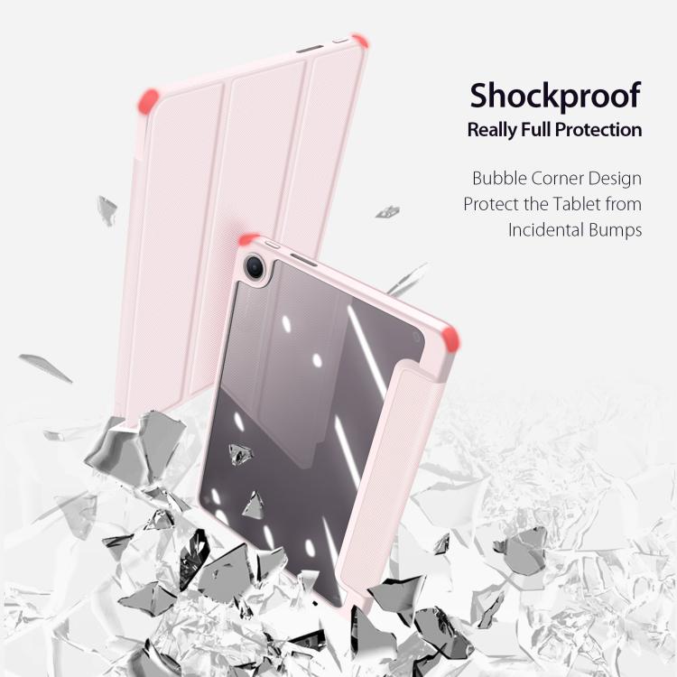 For Redmi Pad 2 SE 9.7 inch 2026 DUX DUCIS TOBY Series Antiskid Leather Tablet Case with Sleep / Wake-up Function