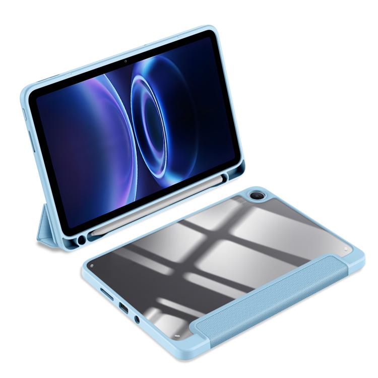 For Redmi Pad 2 SE 9.7 inch 2026 DUX DUCIS TOBY Series Antiskid Leather Tablet Case with Sleep / Wake-up Function