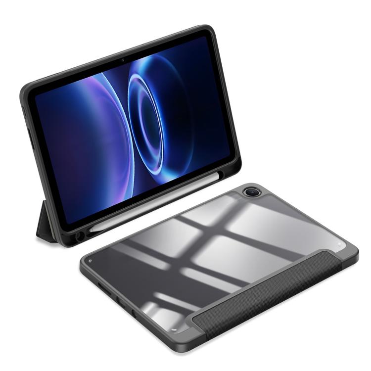 For Redmi Pad 2 SE 9.7 inch 2026 DUX DUCIS TOBY Series Antiskid Leather Tablet Case with Sleep / Wake-up Function