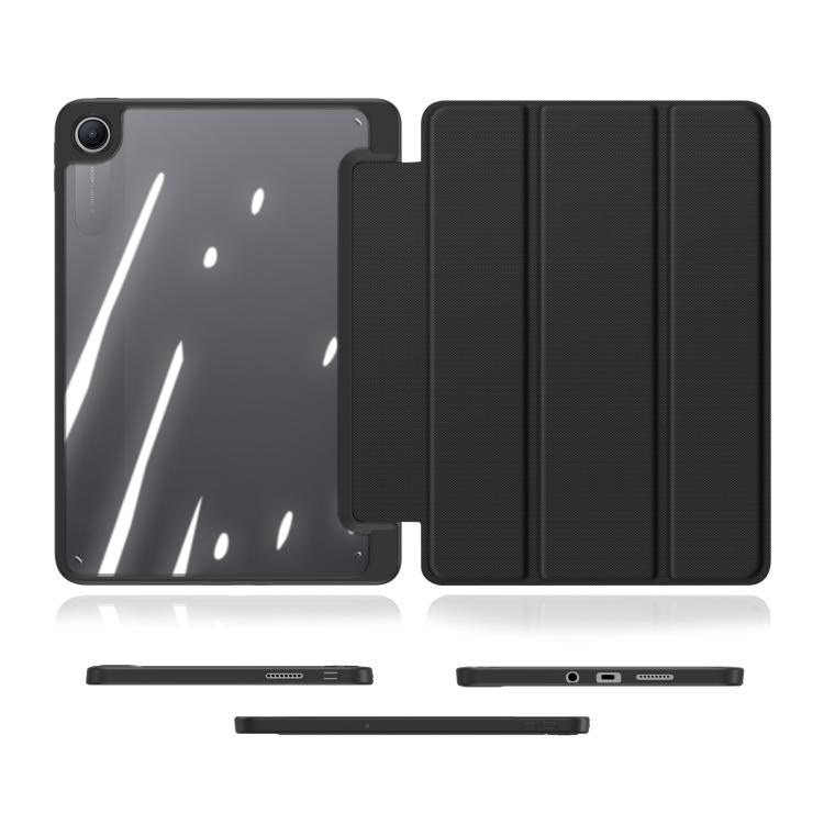 For Redmi Pad 2 SE 9.7 inch 2026 DUX DUCIS TOBY Series Antiskid Leather Tablet Case with Sleep / Wake-up Function