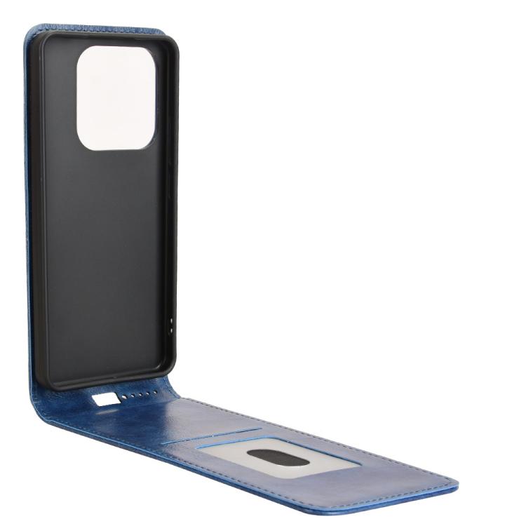 For Redmi Note 14 5G Magnetic Vertical Flip Leather Phone Case