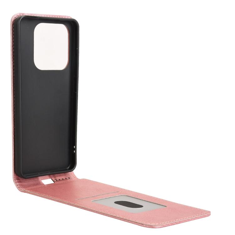 For Redmi Note 14 5G Magnetic Vertical Flip Leather Phone Case