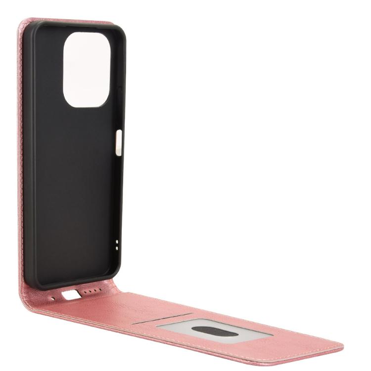 For Redmi 13 4G / Note 13R 5G Magnetic Vertical Flip Leather Phone Case