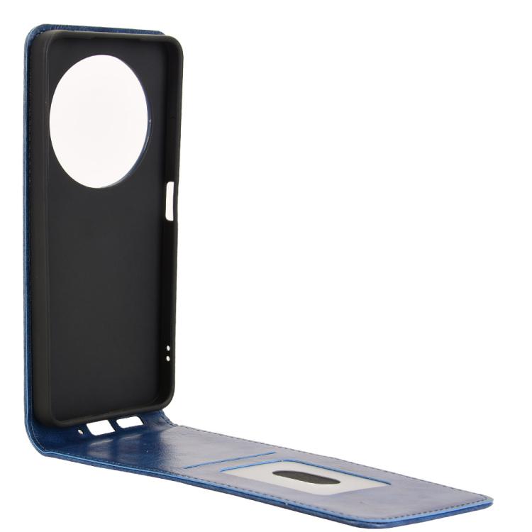 For Redmi 14C 4G / 14R 5G Magnetic Vertical Flip Leather Phone Case