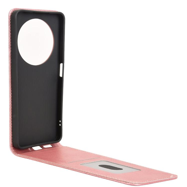 For Redmi 14C 4G / 14R 5G Magnetic Vertical Flip Leather Phone Case