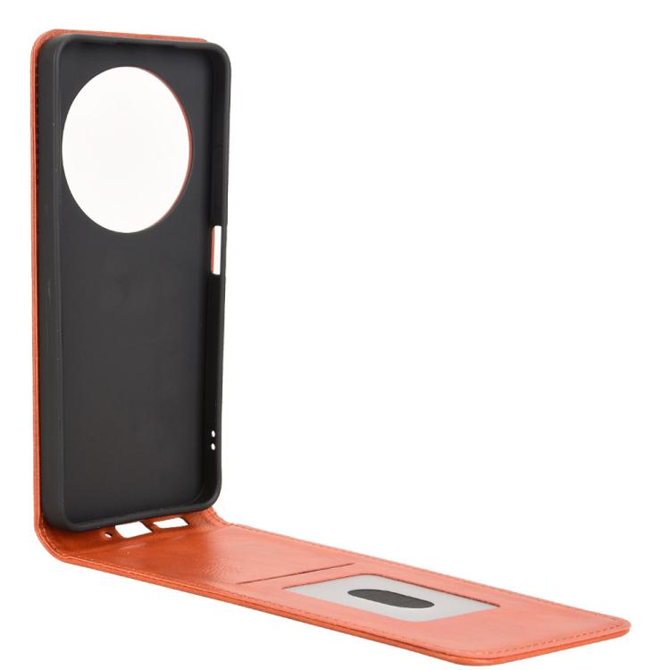 For Redmi 14C 4G / 14R 5G Magnetic Vertical Flip Leather Phone Case