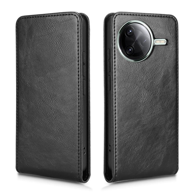 For Redmi K80 5G / K80 Pro Magnetic Vertical Flip Leather Phone Case