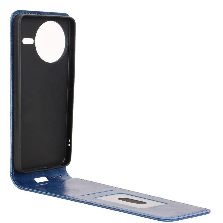 For Redmi K80 5G / K80 Pro Magnetic Vertical Flip Leather Phone Case