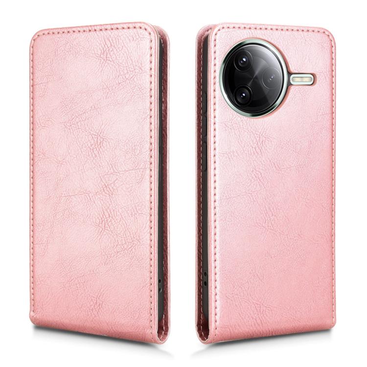 For Redmi K80 5G / K80 Pro Magnetic Vertical Flip Leather Phone Case
