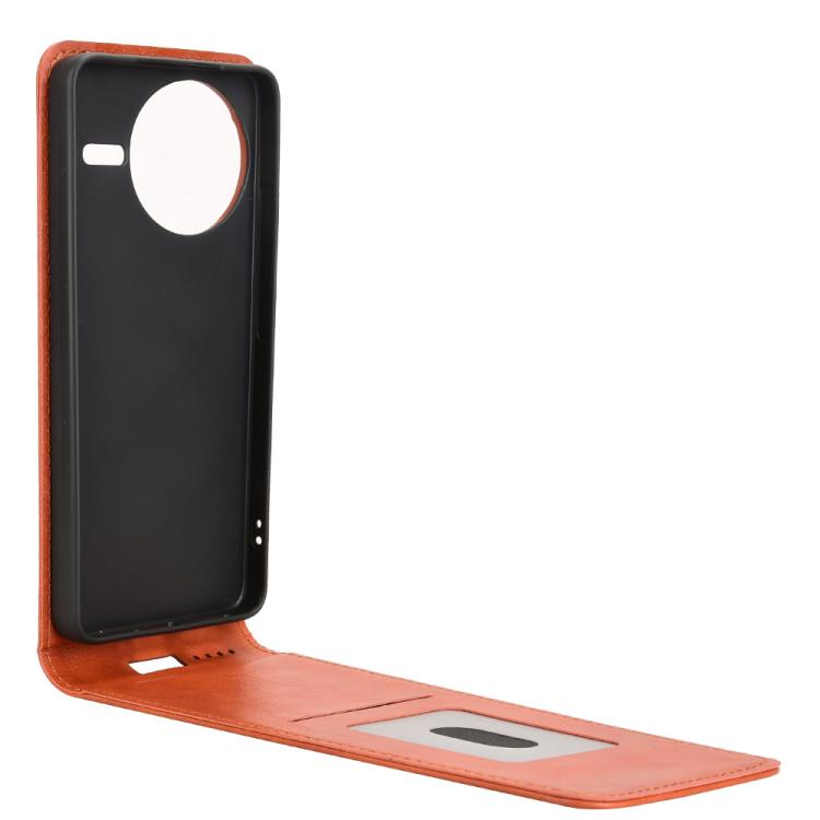 For Redmi K80 5G / K80 Pro Magnetic Vertical Flip Leather Phone Case