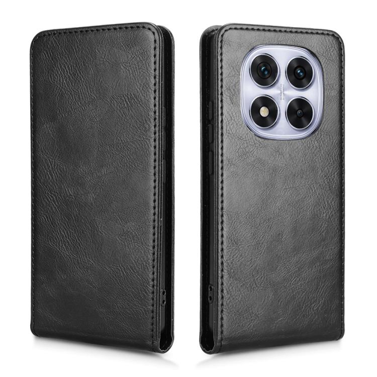 For Redmi Note 14 Pro 5G / Note 14 Pro+ Magnetic Vertical Flip Leather Phone Case