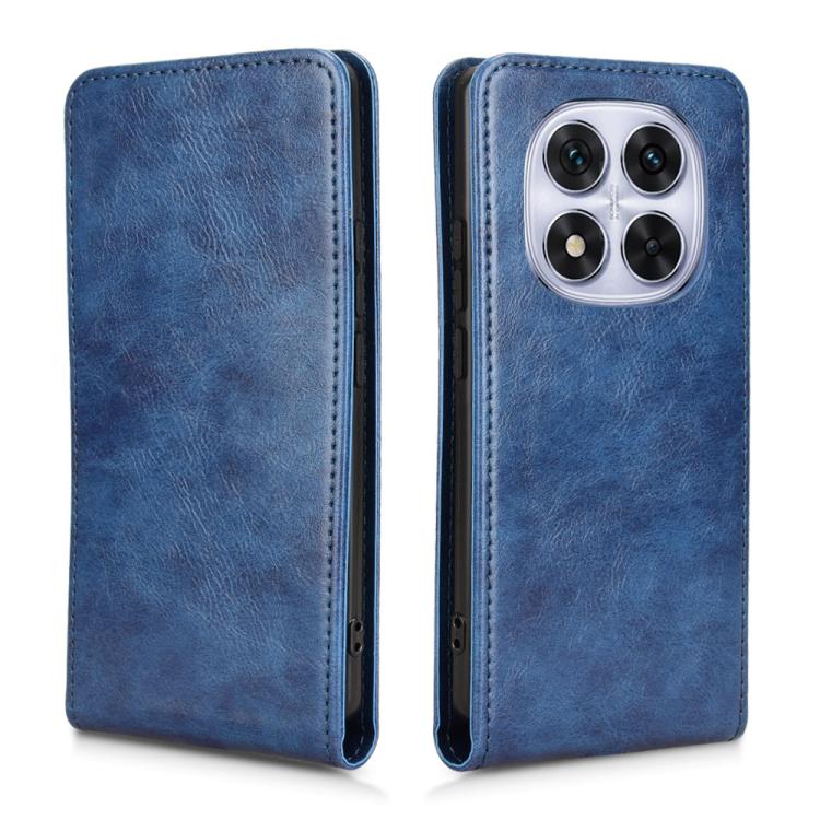 For Redmi Note 14 Pro 5G / Note 14 Pro+ Magnetic Vertical Flip Leather Phone Case