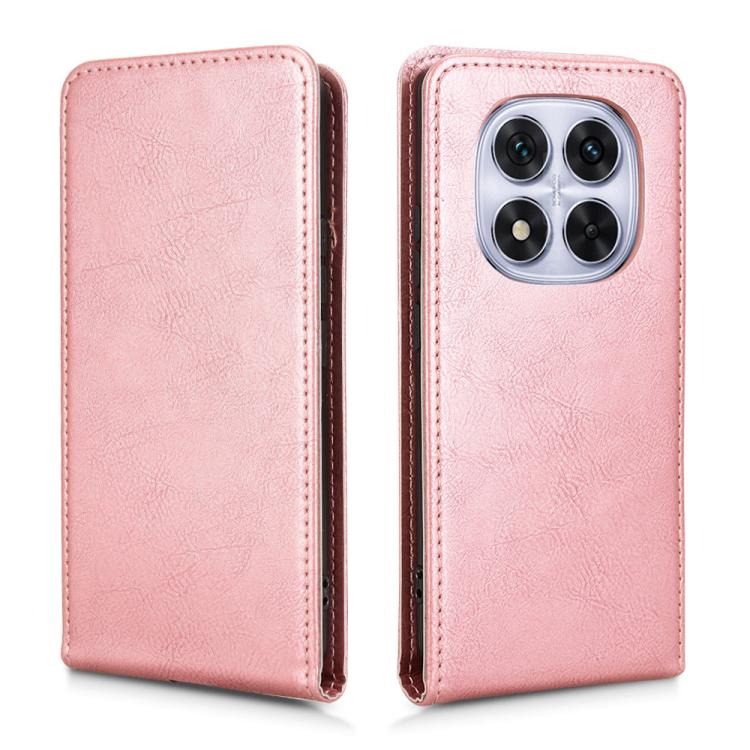 For Redmi Note 14 Pro 5G / Note 14 Pro+ Magnetic Vertical Flip Leather Phone Case