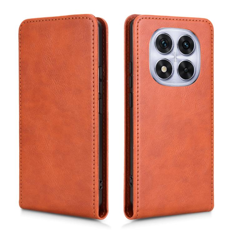 For Redmi Note 14 Pro 5G / Note 14 Pro+ Magnetic Vertical Flip Leather Phone Case