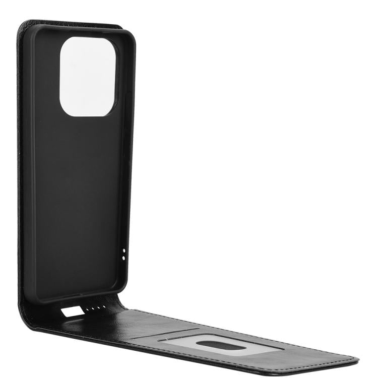 For Redmi Note 14 4G 163.25mm Magnetic Vertical Flip Leather Phone Case