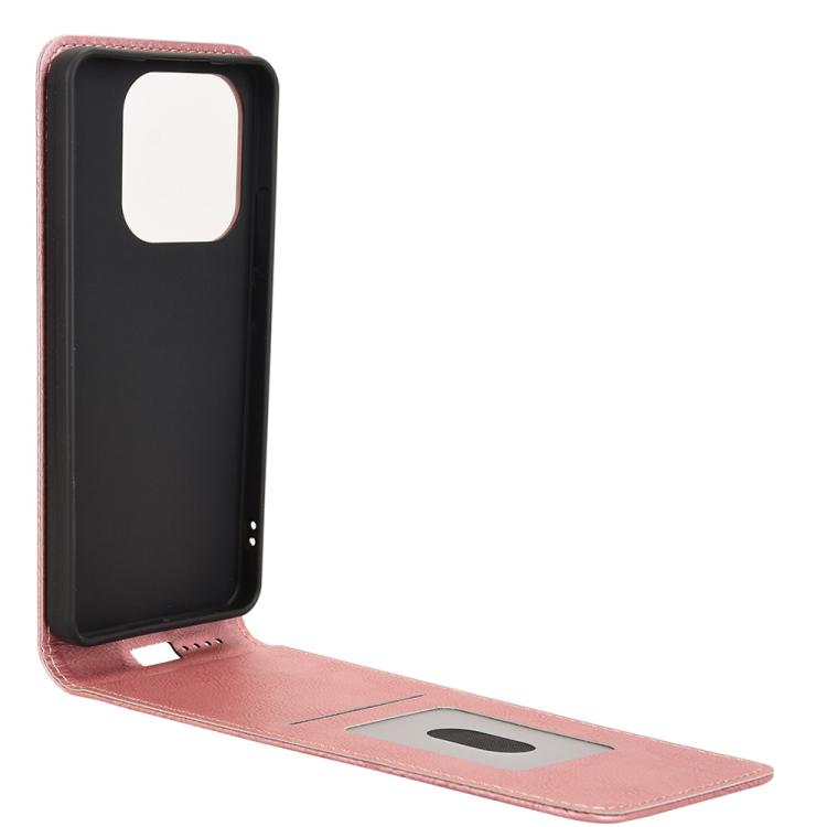 For Redmi Note 14 4G 163.25mm Magnetic Vertical Flip Leather Phone Case