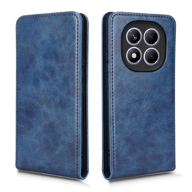 For Redmi Note 14 Pro 4G Magnetic Vertical Flip Leather Phone Case