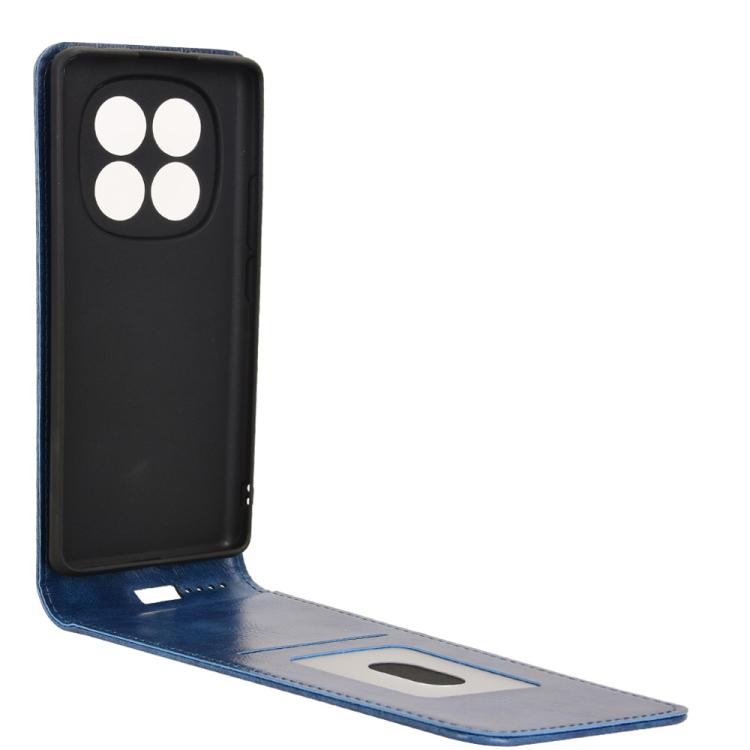 For Redmi Note 14 Pro 4G Magnetic Vertical Flip Leather Phone Case