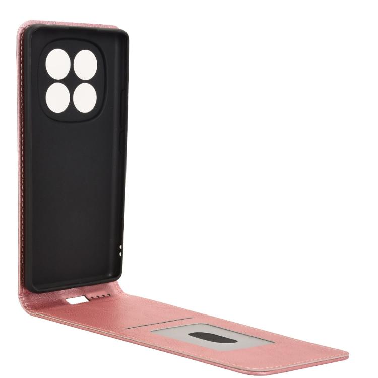 For Redmi Note 14 Pro 4G Magnetic Vertical Flip Leather Phone Case