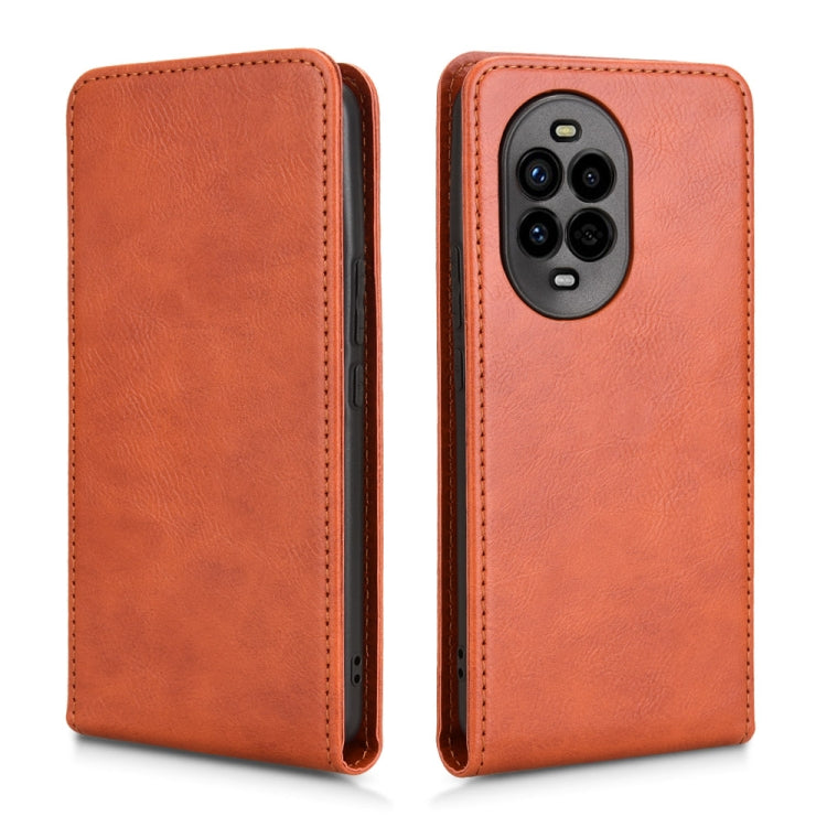 For Huawei nova 13 Pro Magnetic Vertical Flip Leather Phone Case