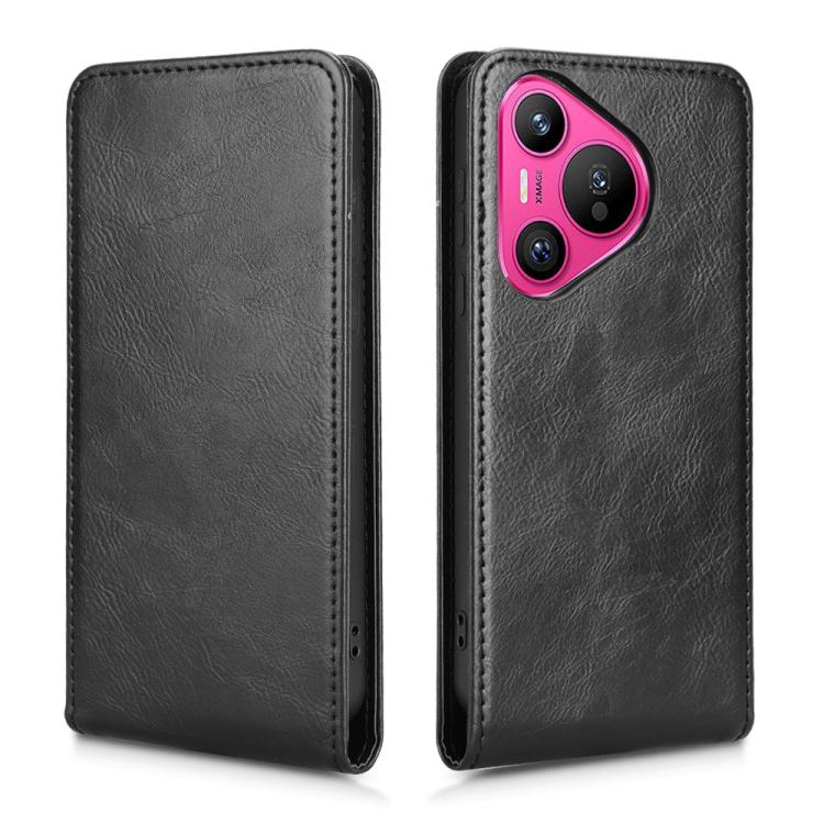 For Huawei Pura 70 5G Magnetic Vertical Flip Leather Phone Case
