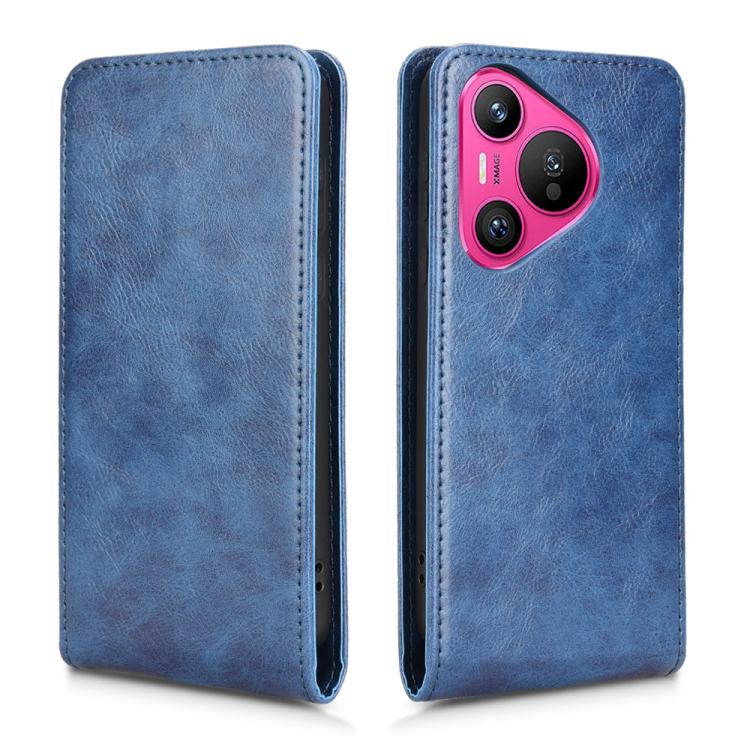 For Huawei Pura 70 5G Magnetic Vertical Flip Leather Phone Case