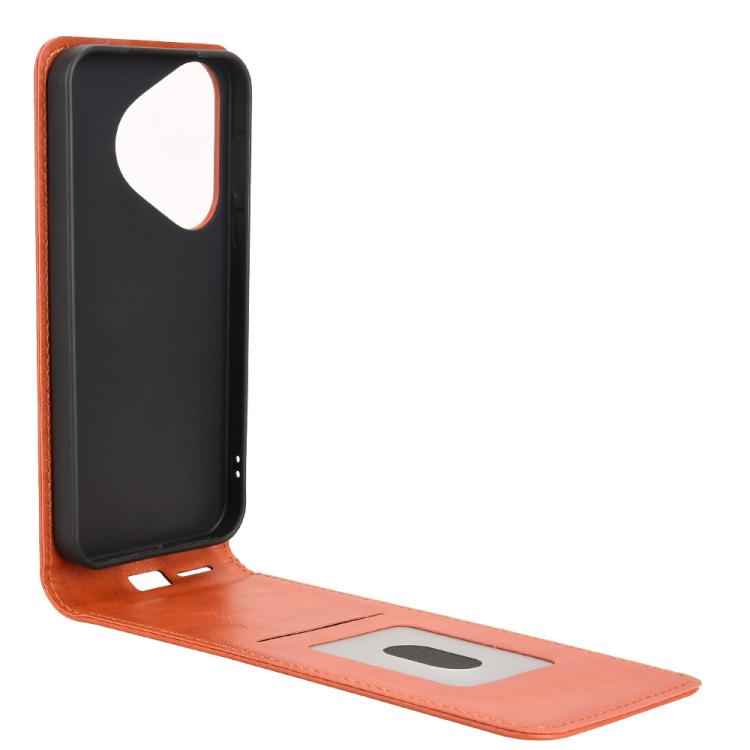 For Huawei Pura 70 5G Magnetic Vertical Flip Leather Phone Case