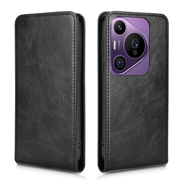 For Huawei Pura 70 Pro 5G / 70 Pro+ 5G Magnetic Vertical Flip Leather Phone Case