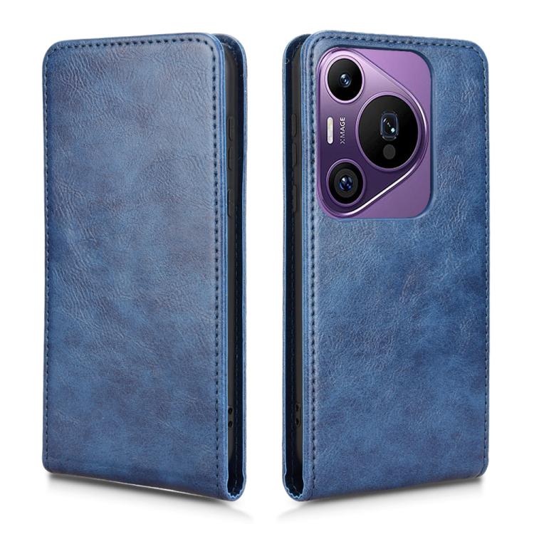 For Huawei Pura 70 Pro 5G / 70 Pro+ 5G Magnetic Vertical Flip Leather Phone Case