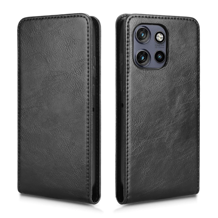 For Motorola Moto S50 5G / Edge 50 Neo 5G Magnetic Vertical Flip Leather Phone Case